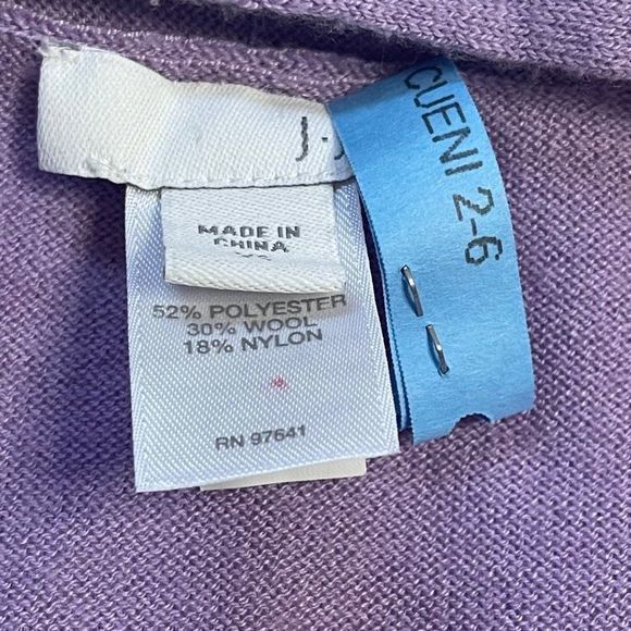 J. Jill Women's Wool Blend Front Button Long Sleeve Cardigan Sweater Size XS - Picture 4 of 8